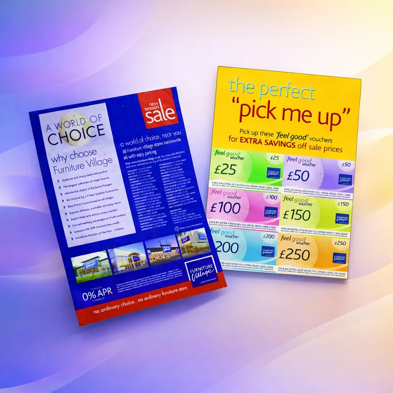 Promotional design by Paul Walker Creative, Yorkshire
